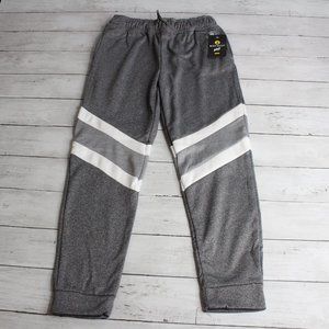 Body Glove Boy's Athletic Jogger Pants Size 14 16 Gray White